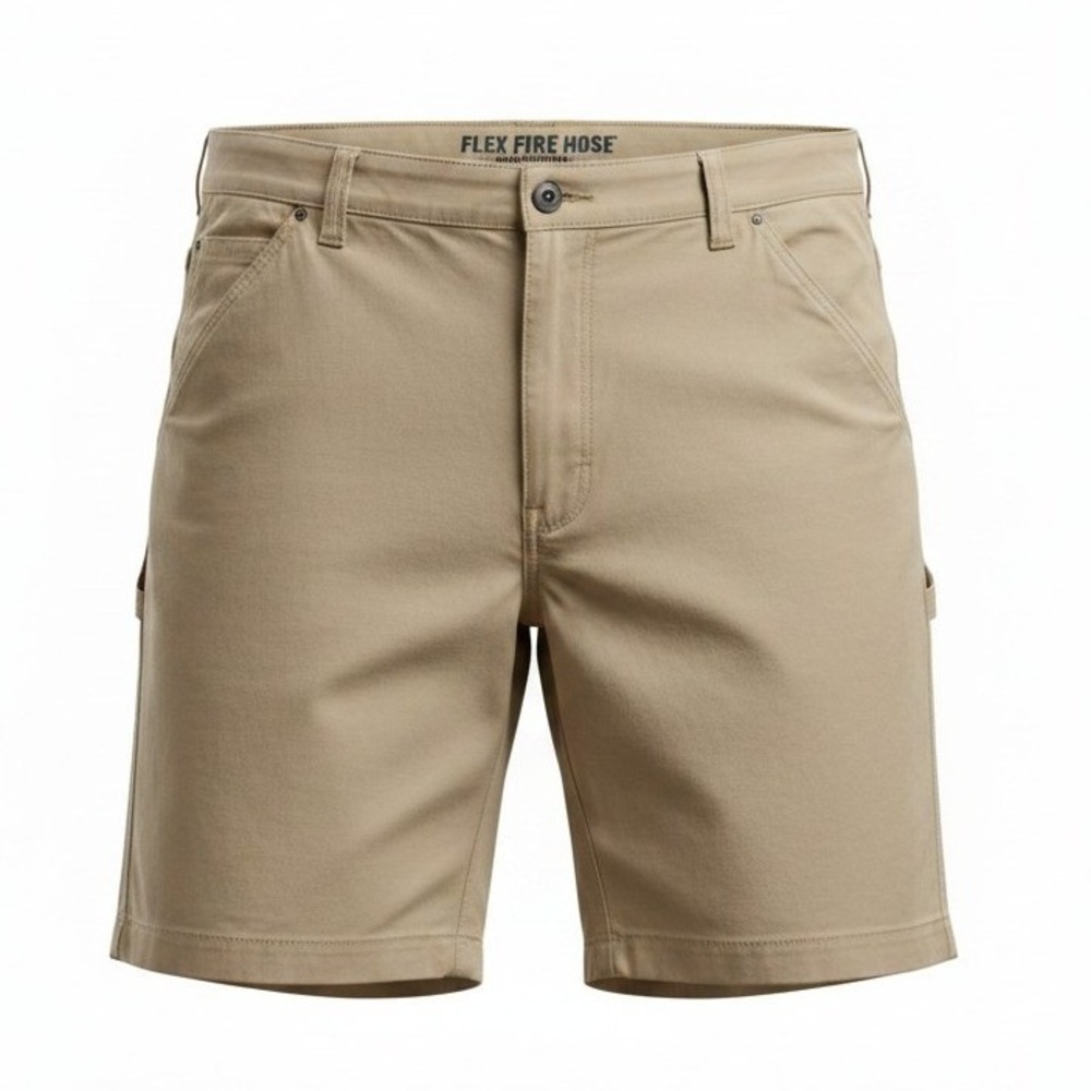 Duluth Mens 44 Flex Fire Hose Sweat  Manage Relaxed 9" Cargo Carpenter Shorts